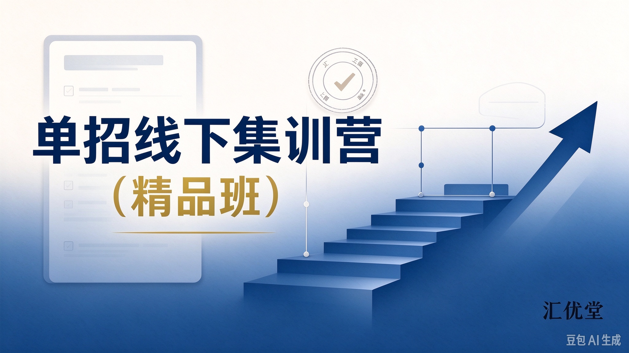 课程名称：单招线下集训营（精品班）